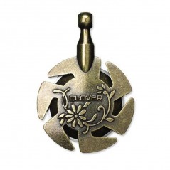 Clover Colgante Cortahilos de Lana (Oro Antiguo)
