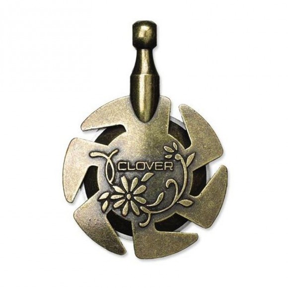 Clover Colgante Cortahilos de Lana (Oro Antiguo)
