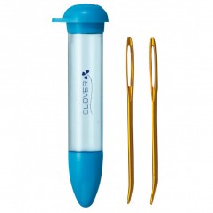 Clover Juego de Agujas Punta Curva "Jumbo" para Zurcir