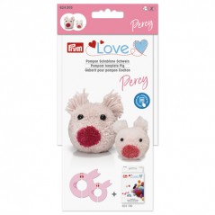 Prym Plantilla Pompon Cerdito "Percy"