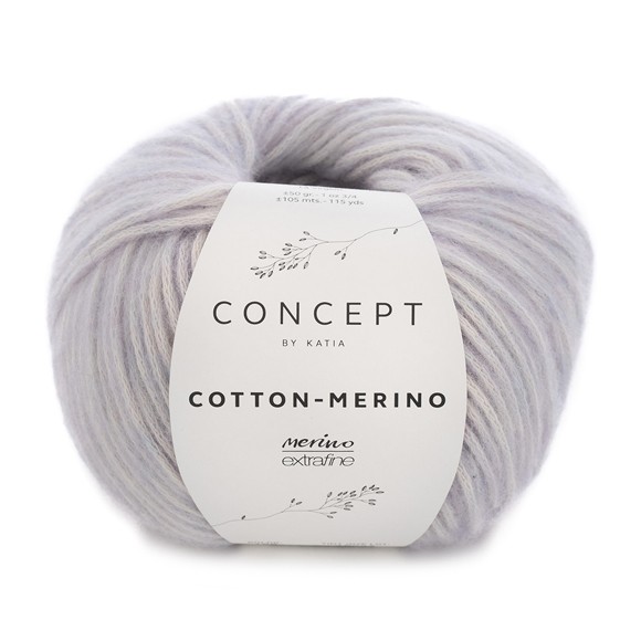 Katia Concept Cotton Merino 128 malva