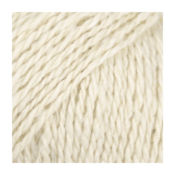 DROPS Soft Tweed - Uni Colour 01 blanco hueso