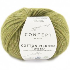 Katia Concept Cotton Merino Tweed 502 verde