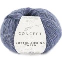 Katia Concept Cotton Merino Tweed 508 azul